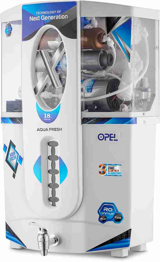 Thumbnail RO WATER PURIFIER ROYAL AQUAFRESH Opel RO + UV + UF + TDS 18 liter 3