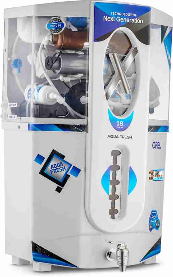 Thumbnail RO WATER PURIFIER ROYAL AQUAFRESH Opel RO + UV + UF + TDS 18 liter 4