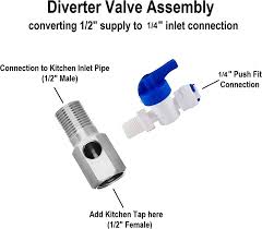 RO PARTS 1/2 INCH TO 1/4 INCH MALE FEMALE product image
