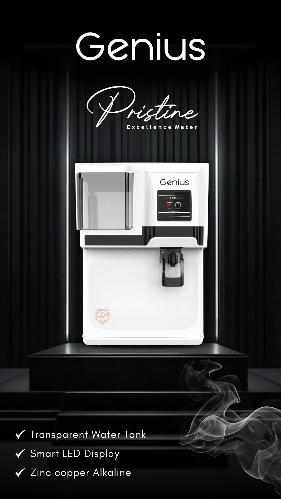Thumbnail PREMIUM RO WATER PURIFIER GENIUS WHITE 2