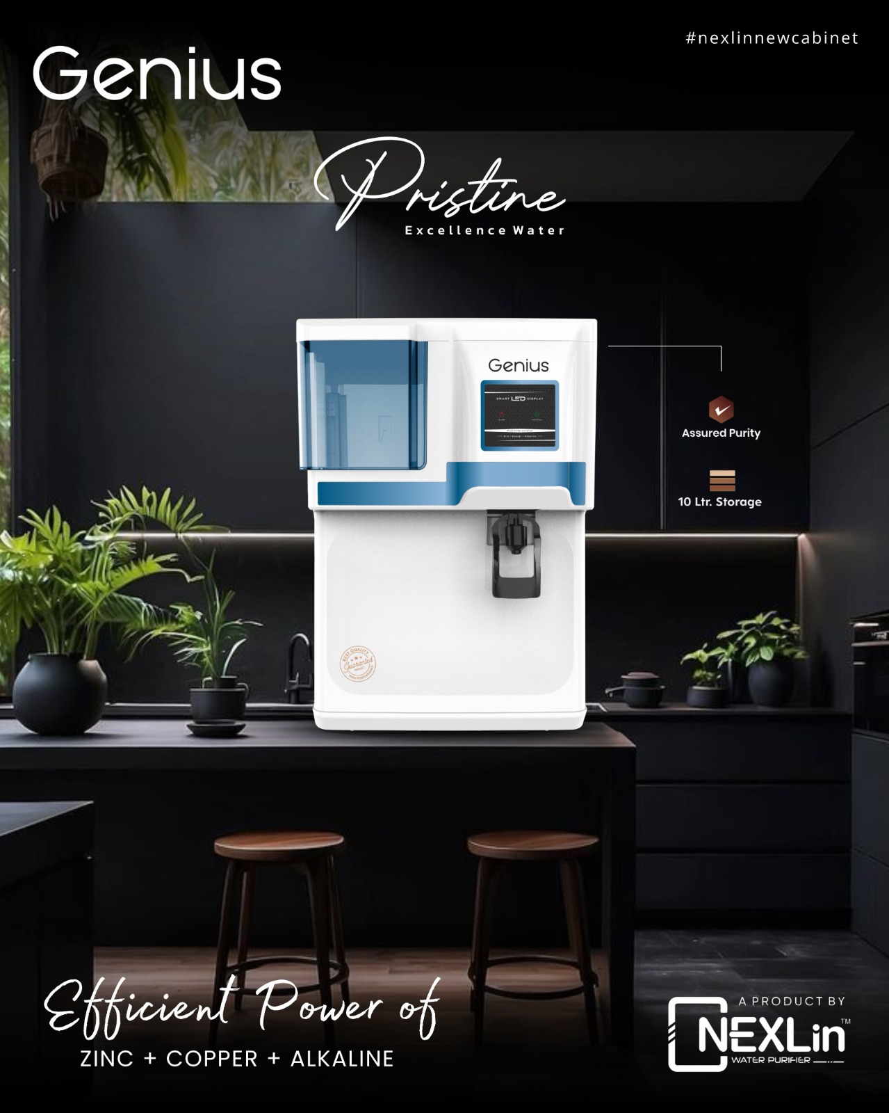 Thumbnail PREMIUM RO WATER PURIFIER GENIUS WHITE 4